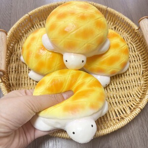 ของเล่นบีบคลายเครียด ขนมปังเต่า/ทุเรียน เนื้อนิ่มฉ่ำ คืนตัวช้า เหมือนจริง