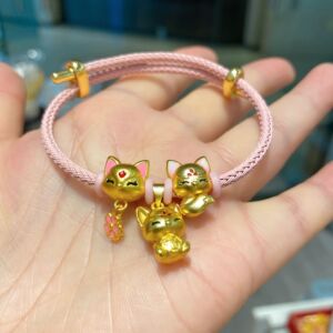 กำไลข้อมือจิ้งจอกเก้าหาง รุ่นใหม่ขายดี ลูกปัดคั่น DIY ทำสร้อยคอ อะไหล่งานแฮนด์เมด