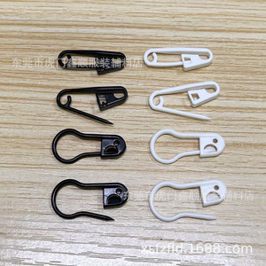 厂家现货供应彩色塑料别针 服装吊粒回形针塑胶葫芦扣玩具小扣针
