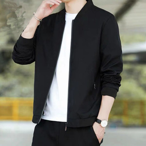 เสื้อแจ็คเก็ตผู้ชาย สไตล์เบสบอลเกาหลี ลำลองแมตช์ง่าย ทรงใหม่ฤดูใบไม้ผลิ-ใบไม้ร่วง