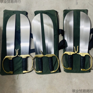 咏春刀八斩刀咏春拳蝴蝶双刀牛耳尖刀不锈钢表演刀影视道具未开刃