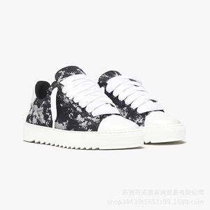 跨境现货numeris shoes运动休闲鞋滑板鞋子男牛仔破洞厚底面包鞋