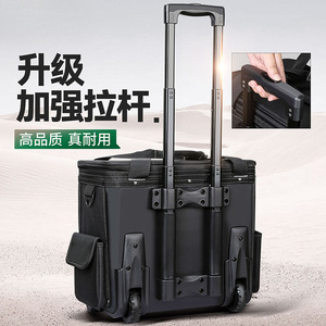拉杆式工具箱维修加厚专用带轮拉杆式工具包大容量移动工具箱带轮
